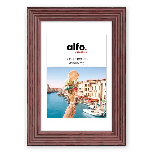 alfo. Arezzo 10x15 cm rot, Holzrahmen