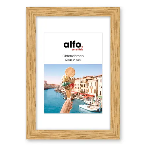 alfo. Vero 30x40 cm eiche, Natur-Holzrahmen