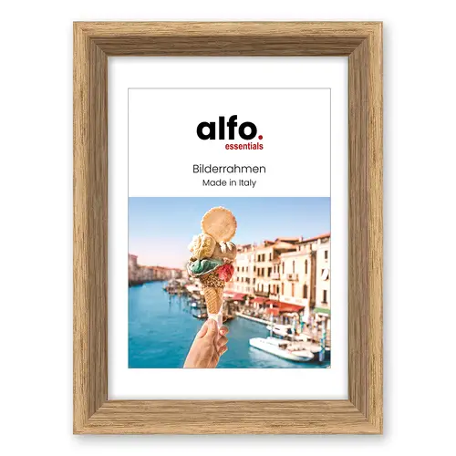 alfo. Orvieto 30x40 cm eiche, Holzrahmen