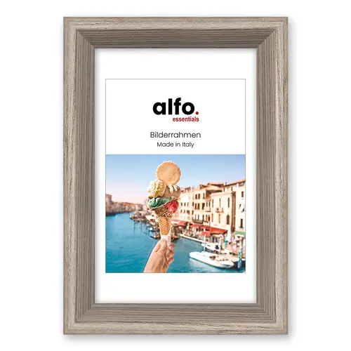 alfo. Orvieto 30x40 cm braun, Holzrahmen