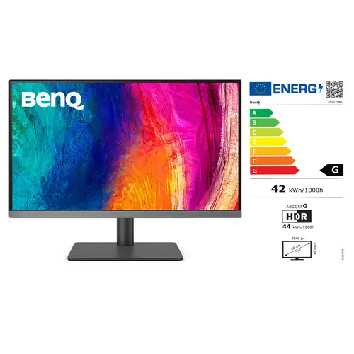 BenQ PD2706U 68,58 cm (27') schwarz 4K UHD Designer-Monitor mit P3 und USB-C"
