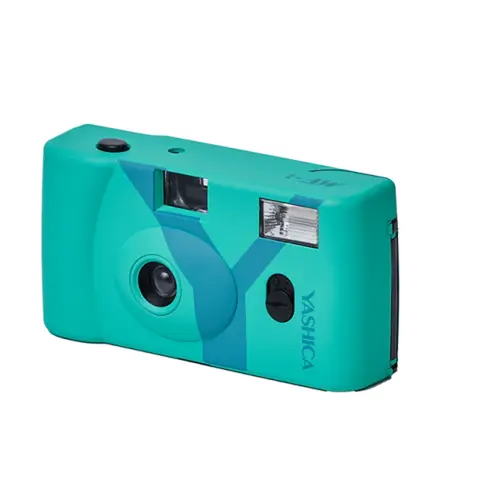 YASHICA MF-1 Snapshot Art Cam. türkis Y Edition inkl. 400/24 Film