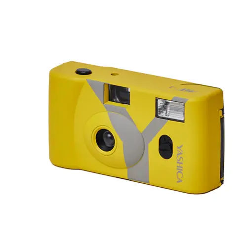 YASHICA MF-1 Snapshot Art Cam. gelb Y Edition inkl. 400/24 Film