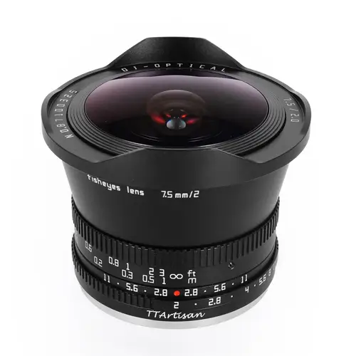 TTARTISAN AF 2/7,5 mm, Canon RF-Mount schwarz, Fisheye Objektiv