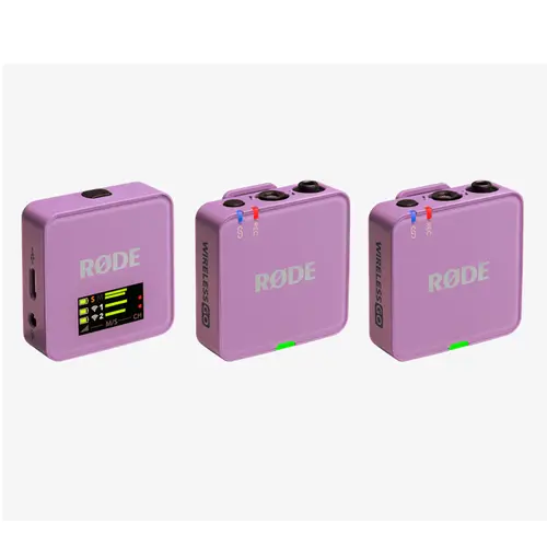 Rode Wireless GO (Gen. 3) lilac, 2-Kanal Mikrofonsystem, digital, drahtlos