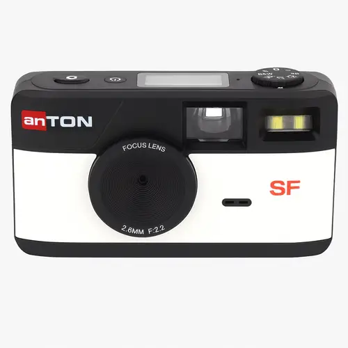 anTON K1 Screen Free weiß, dig.Kamera ohne Display, inkl. 4GB Micro SD Karte