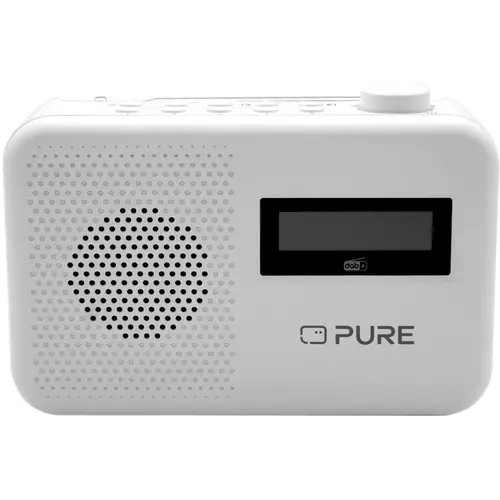 Pure Elan One2 portables DAB+/FM Radio mit Bluetooth 5.1, weiß