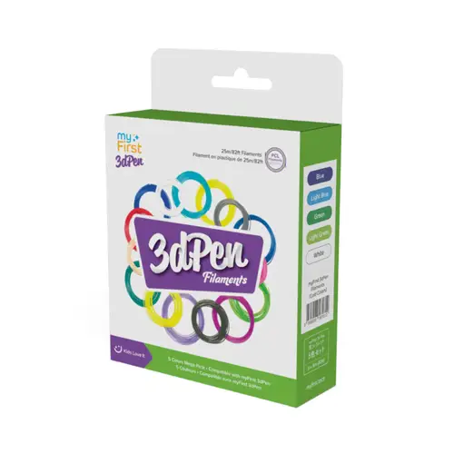 MyFirst 3D-Stift Filamente  kalte Farben 5er Nachfüllpack