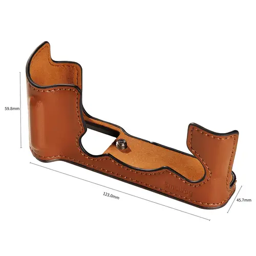 SmallRig 5670 Leder Halbgehäuse Kit für Fujifilm X-T30/II7III brown