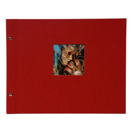 Goldbuch Bella Vista 39x31 cm, rot, 40 weiße Seiten, Schraubalbum