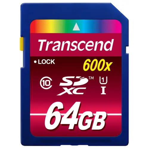 Transcend 64 GB SDXC Class10 UHS-1 600x
