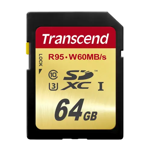 Transcend 64 GB SDXC Class10 UHS-1 U3
