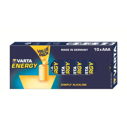 Varta Energy Micro (AAA/LR03) 10er Pack Alkaline Batterie