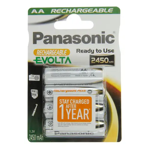 Panasonic EVOLTA Akku Mignon AA/HR6 4er Blister 2450 mAh