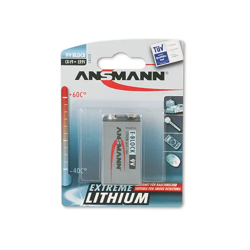 Ansmann Lithium 9V Block CR-V9 Batterie