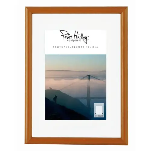 Peter Hadley Rondo 13x18 cm, hellbraun, Holzrahmen