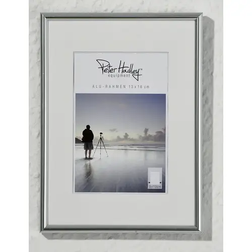 Peter Hadley Tibet 13x18 cm silber-glanz Alurahmen mit cremefarbenem Ppt. (9x13)