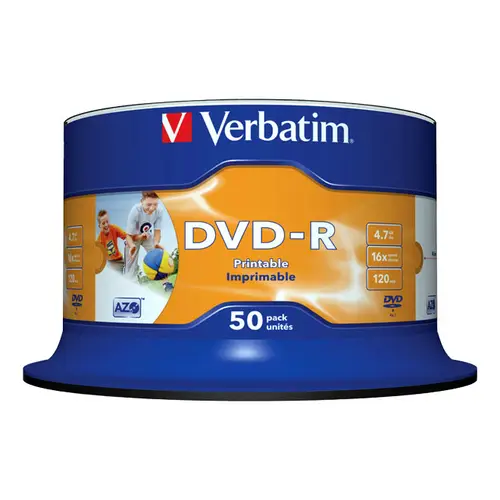 Verbatim DVD-R InkJet 50er Spindel