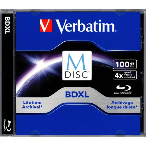 Verbatim M-DISC BD-R XL 100 GB, 1 St.