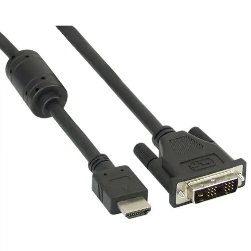 InLine HDMI an DVI Kabel 3 m schwarz