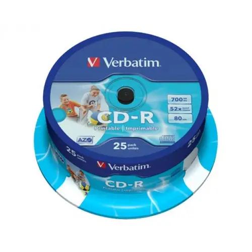Verbatim CD-R InkJet 25er Spindel