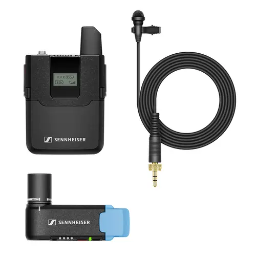 Sennheiser AVX-ME2-3-EU Lavaliermikrofon Set, schwarz