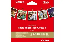 Canon PP-201 13x13 cm Plus II Fotoglanzpapier 20 Blatt 265g/m²