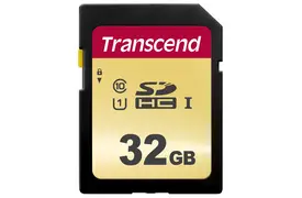 Transcend 32GB SDHC-Karte 500S UHS-I U1 Cl10 95/45MB/s