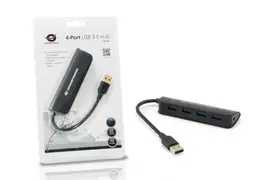 Conceptronic C4PUSB3 Hub 4 Anschlüsse SuperSpeed USB 3.0