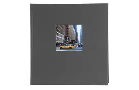 Goldbuch Bella Vista 30x31 cm, grau, 100 weiße Seiten, Buchalbum