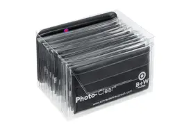 B+W Photo Clear Box schwarz 12 Stück Microfasertücher 20x18 cm