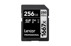 Lexar 1667x SDXC 256 GB, C10, U3, V60 Professional Speicherkarte