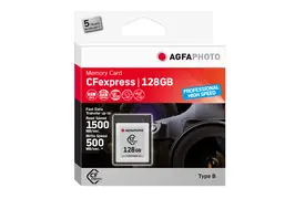 AgfaPhoto 128 GB CFexpress-Karte Prof. High Speed, 500MBs/1500MBs, Typ-B