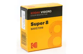 Kodak Vision3 500T 7219, 8 mm x 15 m Perf. 1R Schmalfilm