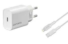 4smarts VoltPlug PD 20W und USB-C auf Lightning Kabel, Netzladegerät