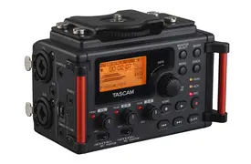 Tascam DR-60DMK2 4-Spur-Audiorecorder für Tonaufnahmen mit DSLR-Kameras