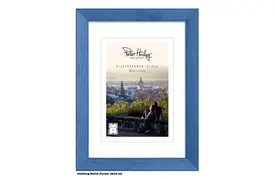 Peter Hadley Nina 18x24 cm blau, Holzrahmen