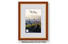 Peter Hadley Messina 15x20 cm,braun+gold Holzrahmen