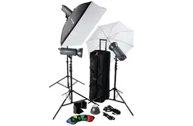 Helios 600P II Profi Blitzstudio 3er Set
