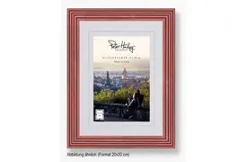 Peter Hadley Arezzo 20x30 cm, rot, Holzrahmen