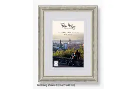 Peter Hadley Arezzo 15x20 cm, grau, Holzrahmen