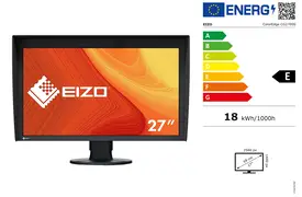 Eizo CG2700S ColorEdge 68,5 cm (27') sw Grafikmonitor mit Lichtschutzblende"