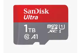 SanDisk 1 TB microSDXC-Karte+SD Adapter 150MB/s A1 Class 10 UHS-I, Speicherkarte
