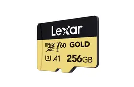 Lexar Gold MicroSDXC 256 GB, UHS-II, U3, V60 Professional Speicherkarte