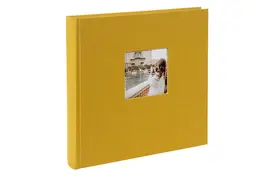 Goldbuch Bella Vista 25x25cm senf, 60 weiße Seiten, Buchalbum