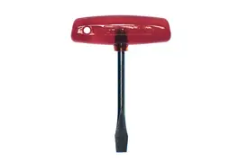 Filmsticks T-Handle 10 mm Slotted Screw- driver, extended Shaft Lenght, rot