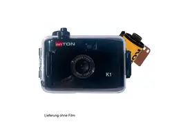 anTON K1 schwarz, Kleinbildkamera mit Unterwassergehäuse