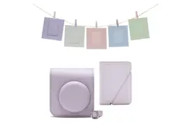 Fujifilm Acc.-Kit Instax Mini 12 lilac purple, Tasche, Album+10 Fotokarten