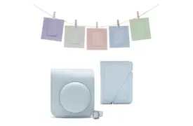 Fujifilm Acc.-Kit Instax Mini 12 pastel blue, Tasche, Album+10 Fotokarten