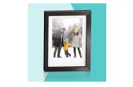 Pora 10' WF-105T-BL schwarz Holz Digitaler Bilderrahmen"